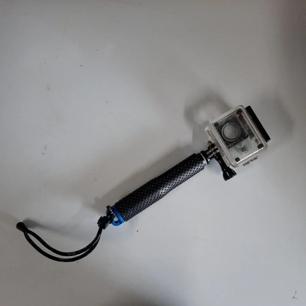 Single Handle Handheld Sport Action Camera Case Hand Grip Pole Stick
